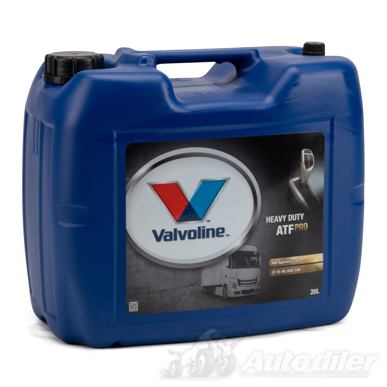 VALVOLINE ATF TYPE D II HEAVY DUTY ATF PRO 20L - Već od 138.42 € - Crna ...