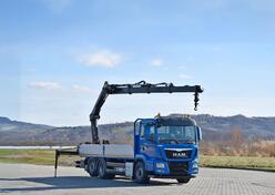 MAN - TGS 26.480 / Ravna platforma + Kran HIAB