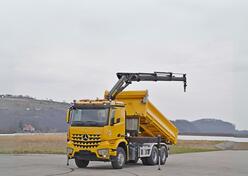 Mercedes Benz - AROCS 2640 / Dvostrani Kiper + Kran PALFINGER