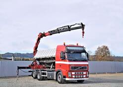 Volvo - FH 480 / Dvostrani kiper + Kran HMF