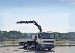 DAF - CF 65.300 / Ravna platforma + Kran PM