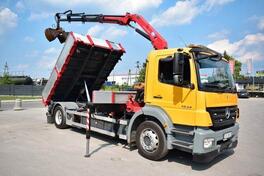 Mercedes Benz - AXOR 1824 / Kiper / Kran HMF