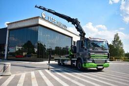 DAF - CF 85.360 / Ravna platforma + Kran FASSI