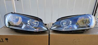 Both headlights for Volkswagen - Golf 7    - 2015