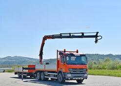 Mercedes Benz - ACTROS 2641 6x4 / Kran PALFINGER + Prikolica