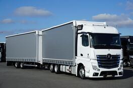 Mercedes Benz - ACTROS 2545 / Tandem / Prikolica DINKEL