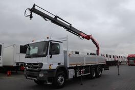 Mercedes Benz - ACTROS 3336 / Ravna Platforma + Kran FASSI