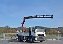 MAN - TGM 18.340 / Ravna Platforma + Kran FASSI