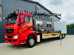 MAN - TGS 26.360 / Autotransporter + Kran HMF