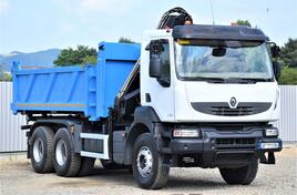 Renault - KERAX 370 DXI 6x4 / Dvostrani Kiper + Kran HIAB