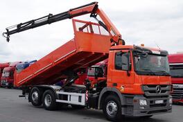 Mercedes Benz - ACTROS 2541 / Kran PALFINGER / Kiper