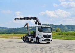 Mercedes Benz - Actros 2545 / Rol Kiper + Kran HIAB