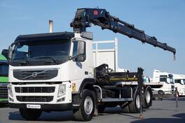 Volvo - FM 330 Ravna Platforma + Kran HIAB