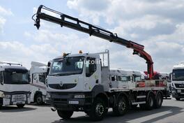 Renault - KERAX 8x4 Ravna Platforma + Kran PALFINGER