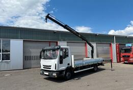 Iveco - ML80E18 / Kran HIAB / Ravna Platforma