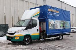 Iveco -  DAILY 70C18 / Cerada / Kran HMF