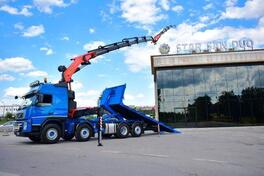 Volvo - FM 420 8x2 / Rol Kiper / Kran PALFINGER