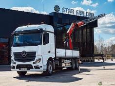 Mercedes Benz - ACTROS 3351 NEW 6x4 Fassi F485 kamion s ravnom platformom +kran / STR-0410