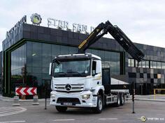 Mercedes Benz - AROCS 2532 6x2 PALFINGER PK 22002 kamion s ravnom platformom + kran / STR-0413