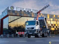 MAN - TGS 26.360 6x6 PALFINGER PK 18001 EH kiper + kran / STR-0312