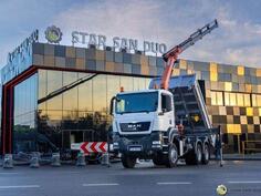 MAN - TGS 26.360 6x6 PALFINGER PK 18001 EH kiper + kran / STR-0325