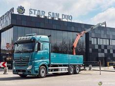 Mercedes Benz - ACTROS 2545 6x2 Palfinger PK 16001 HDS kamion s ravnom platformom + kran / STR-0185