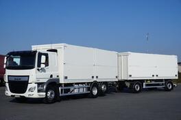 DAF - CF / 400 / ACC / EURO 6 / izotermni kamion + izotermna prikolica / 6x2 / DOM-1734