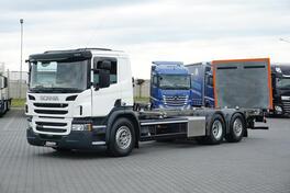 Scania - P 410 / ACC / Euro 6 / kamion šasija + rampa / 6x2 / DOM-1749