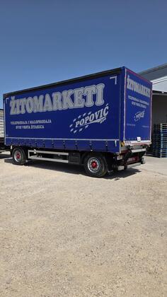 Krone - prikolica sa ceradom, rampom i stranicama