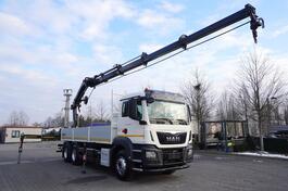 MAN -  TGS 26.400 6x4 Ravna platorma + Kran  HIAB 244 EP-4 HIDUO