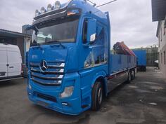Mercedes Benz - Actros 2551 6x2 sa ravnom platformom + Kran Palfinger PK23002