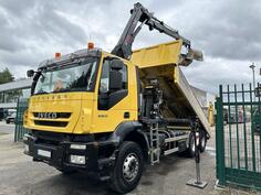 Iveco -  Trakker 360 6x4 2 Strani Kiper + Kran HIAB 122