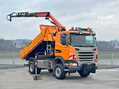 Scania - G360 4x4 Kiper + Kran PK 11002 B