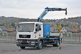 MAN - TGM 18.250 Ravna Platforma + Kran Palfinger PK 120980 KA