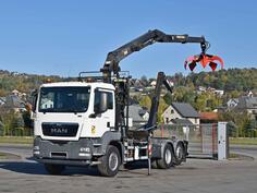 MAN - TGS 26.360 6x2 kamion sa kukom + Kran Kesla 2124 Z