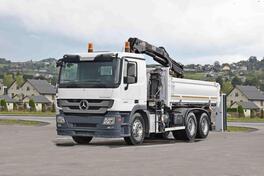Mercedes Benz - ACTROS 2641 6x4 Kiper + Kran