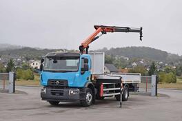 Renault - C 320 Ravna Platforma + Kran Palfinger PK 12002 EH - A