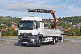 Mercedes Benz - AROCS 2542 6x2 platformom + Kran PK 13001 - KB