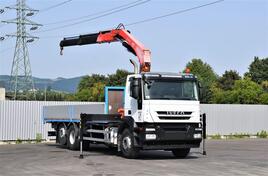 Iveco - Stralis 310 6x2 Platformom + Kran Fassi F170A.22