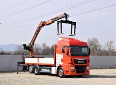 MAN - TGX 26.440 6x2 Platformom + Kran TEREX 135.2-A11