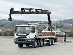 Scania - P 410 8x4 Platform + Kran HIAB 244 E-5 HIPRO