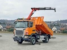 Scania - G360 4x4 Kiper + Kran PK 11002 B