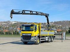 DAF - CF 450 6x4 Ravna platforma + Kran Palfinger PK 22002 - EH D