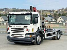 Scania - P 250 kamion šasija + Kran HMF 635 K2
