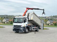Mercedes Benz - AROCS 1830 Kiper + Kran PK 7.501 SLD A