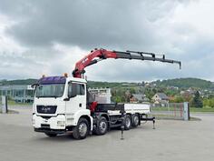 MAN - TGS 35.440 8x4 Platformom + Kran HMF 4220 K6