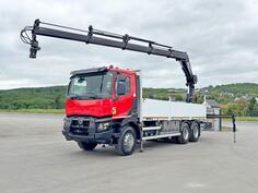 Renault - C 400 6x4 Platformom + Kran HIAB X - HIDUO 188 ES - 4