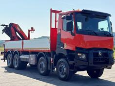 Renault - K 430 8x4 Ravna Platforma + Kran Palfinger PK 22002 - EH C