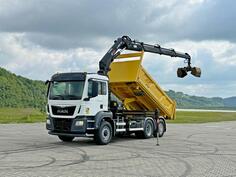 MAN - TGS 26.400 6x4 Kiper + Kran HIAB X-HIDUO 188 E-3