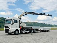MAN - TGX 26.440 6x2 Platformom + Kran PK 41002-EH E + prikolica Platformom